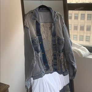 Carmar Oversized Light Washed Denim Jacket